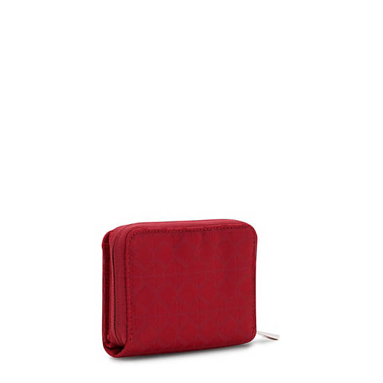 Kipling Money Love Small Wallet Wallets Signature Red | CA 2215LI